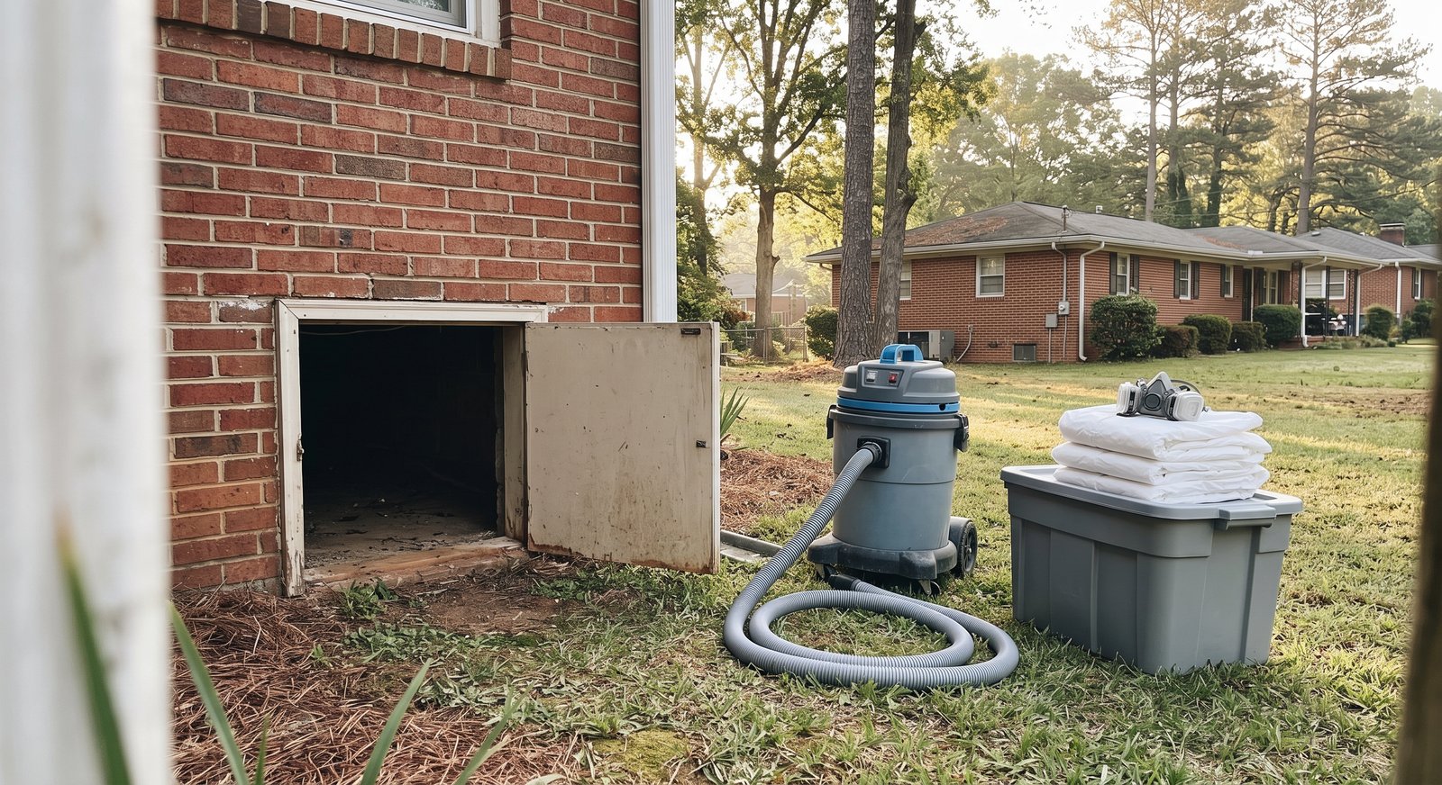 Sewage & Biohazard Cleanup example