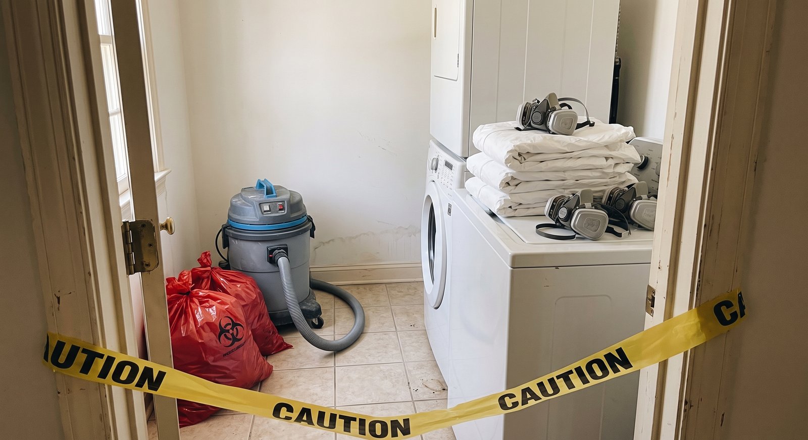 Sewage & Biohazard Cleanup example